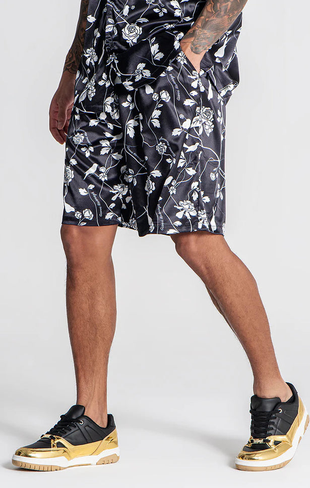 BLACK LOS FELICES SHORTS-Shorts-Gianni Kavanagh-Urbanheer