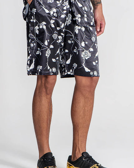 BLACK LOS FELICES SHORTS-Shorts-Gianni Kavanagh-Urbanheer