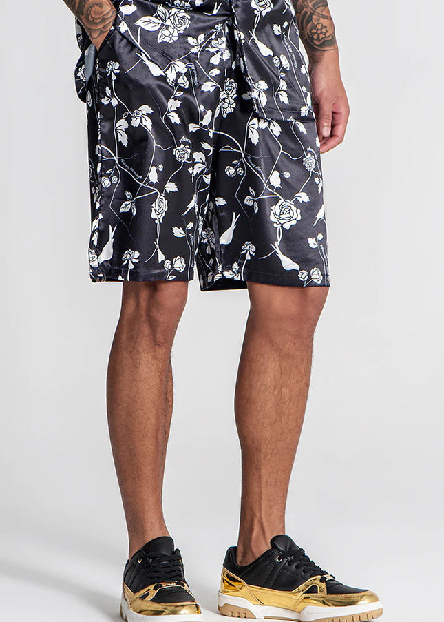 BLACK LOS FELICES SHORTS-Shorts-Gianni Kavanagh-Urbanheer