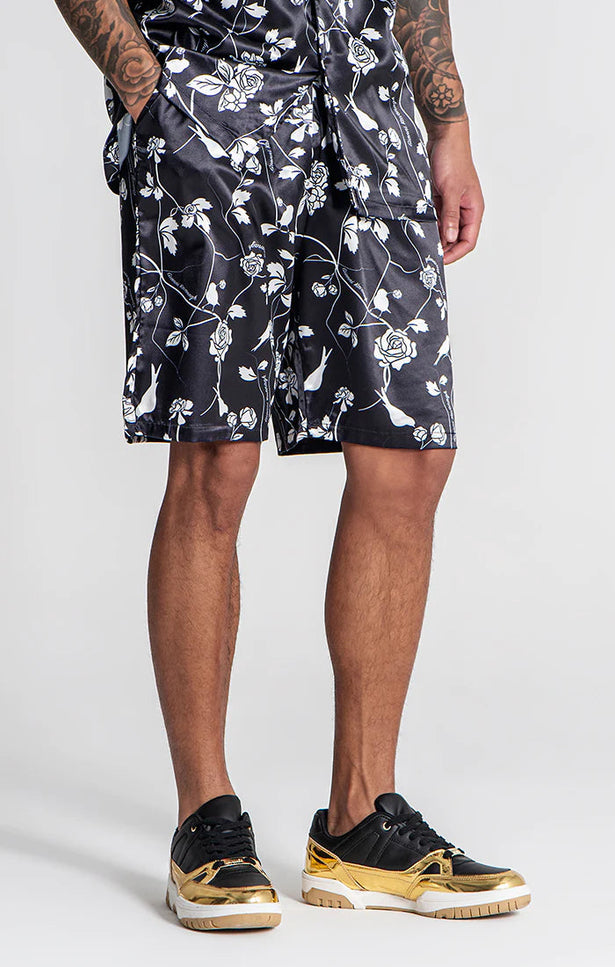 BLACK LOS FELICES SHORTS-Shorts-Gianni Kavanagh-Urbanheer