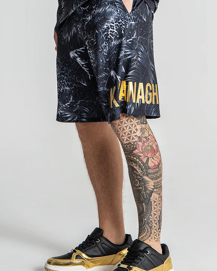 BLACK RESORT SHORTS-SWIMSHORTS-Gianni Kavanagh-Urbanheer