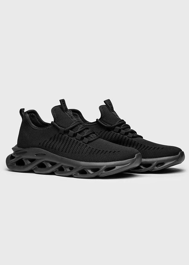 BLACK STRUCTURE SNEAKERS-Men's Sneakers-Gianni Kavanagh-40-Urbanheer