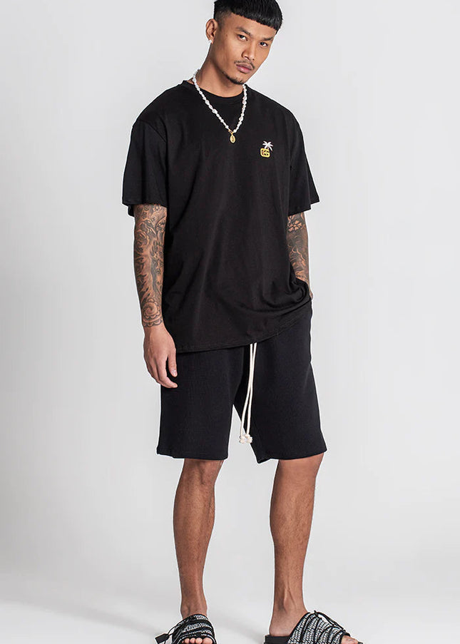 BLACK TROPICANA OVERSIZED TEE-Tee-Gianni Kavanagh-Urbanheer