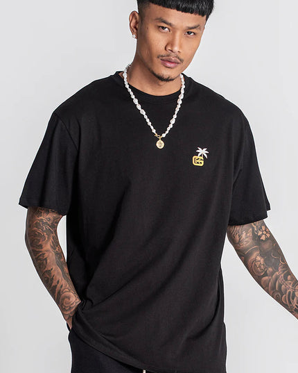 BLACK TROPICANA OVERSIZED TEE-Tee-Gianni Kavanagh-XS-Urbanheer