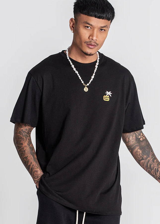 BLACK TROPICANA OVERSIZED TEE-Tee-Gianni Kavanagh-XS-Urbanheer