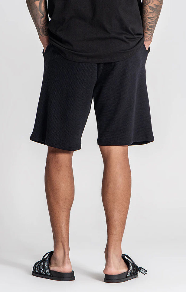 BLACK TROPICANA SHORTS-SWIMSHORTS-Gianni Kavanagh-Urbanheer