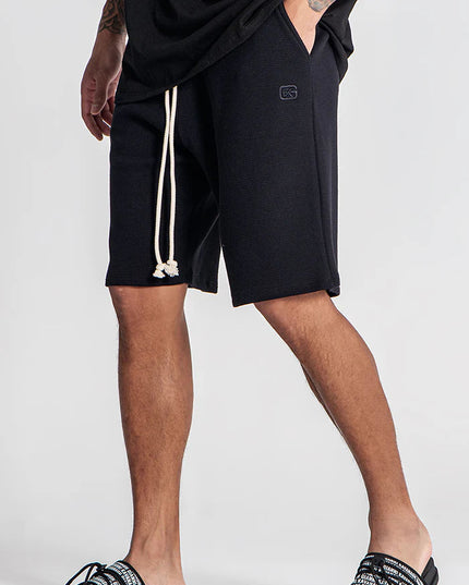 BLACK TROPICANA SHORTS-SWIMSHORTS-Gianni Kavanagh-Urbanheer