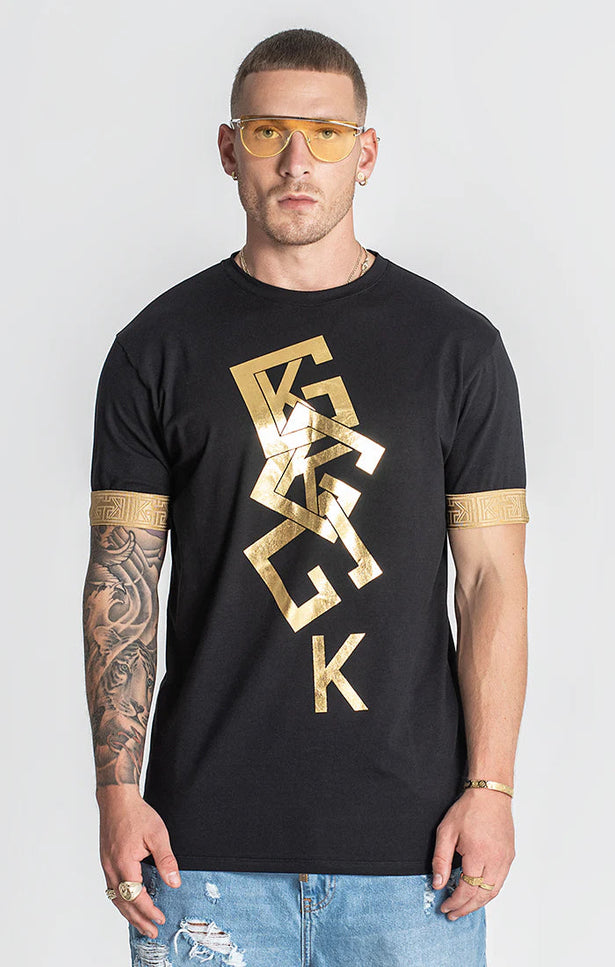 BLACK (UN)BALANCE ELASTIC TEE-Tee-Gianni Kavanagh-XS-Urbanheer