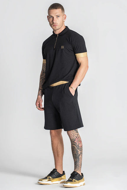 BLACK (UN)BALANCE ZIP POLO-Polo-Gianni Kavanagh-Urbanheer