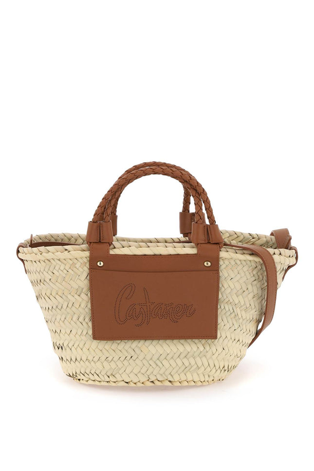 CASTANER raffia basket bag for