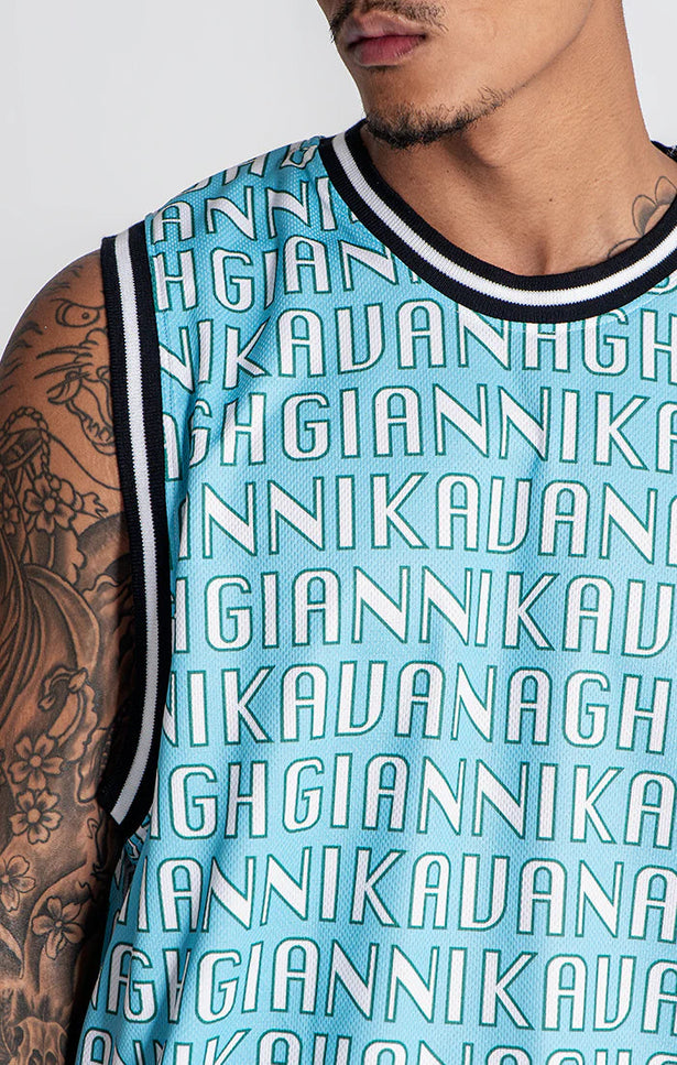 BLUE PARADISO TANK TOP-Tank Tops-Gianni Kavanagh-Urbanheer