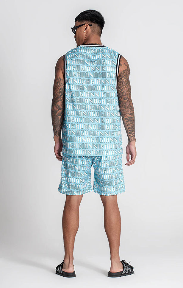 BLUE PARADISO TANK TOP-Tank Tops-Gianni Kavanagh-Urbanheer