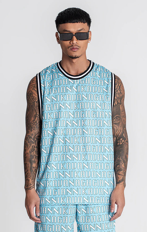 BLUE PARADISO TANK TOP-Tank Tops-Gianni Kavanagh-XS-Urbanheer