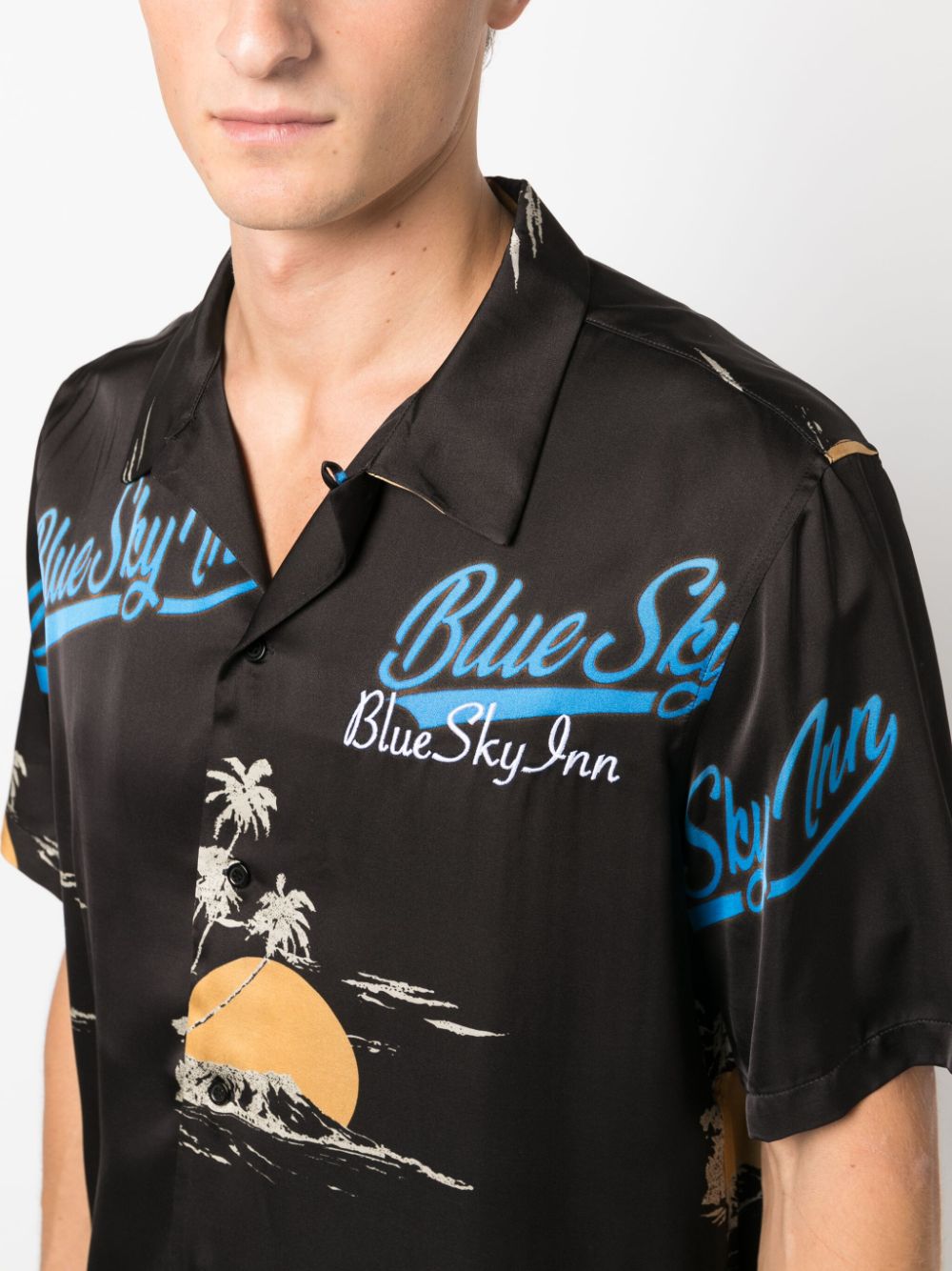 Blue Sky Inn Top Black