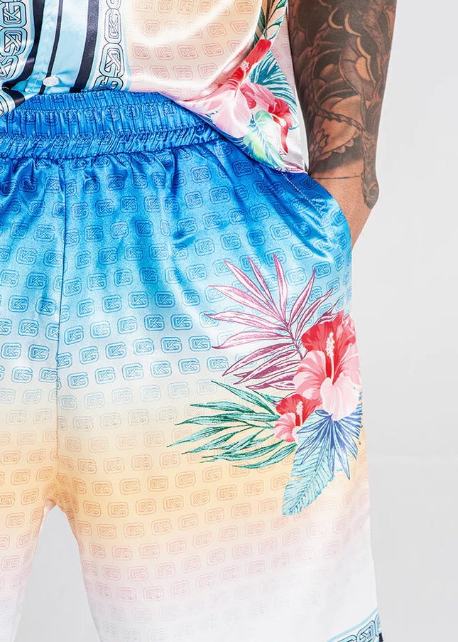 BLUE TROPICANA SHORTS-Shorts-Gianni Kavanagh-Urbanheer