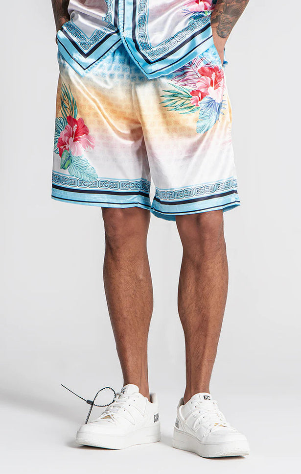 BLUE TROPICANA SHORTS-Shorts-Gianni Kavanagh-XS-Urbanheer