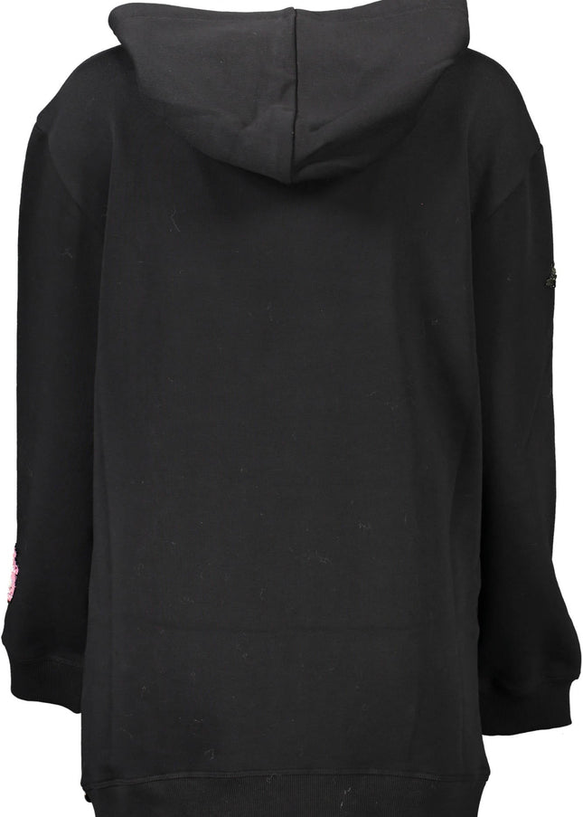 BLUGIRL SWEATSHIRT WITH ZIP WOMAN BLACK-1