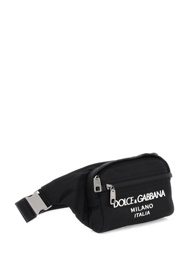 Dolce & Gabbana nylon beltpack bag with logo