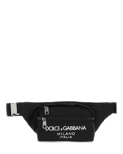 Dolce & Gabbana nylon beltpack bag with logo