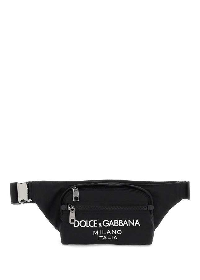 Dolce & Gabbana nylon beltpack bag with logo