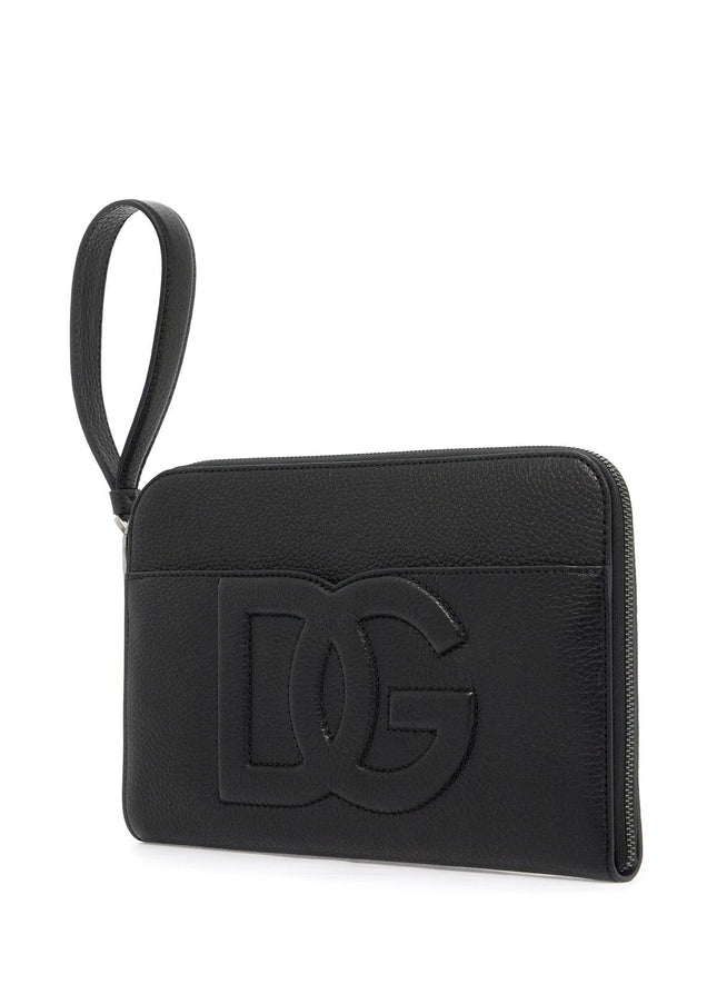 Dolce & Gabbana "embossed leather media pouch