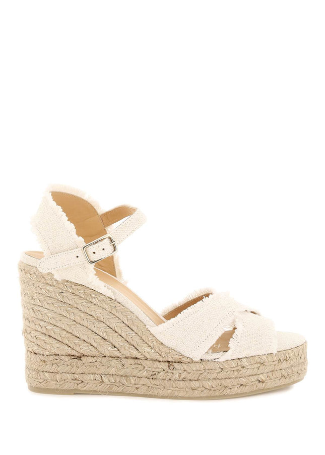 CASTANER lurex bromelia wedge sandals