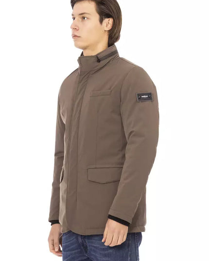 Baldinini Trend Brown Polyester Men Jacket