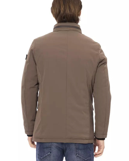 Baldinini Trend Brown Polyester Men Jacket