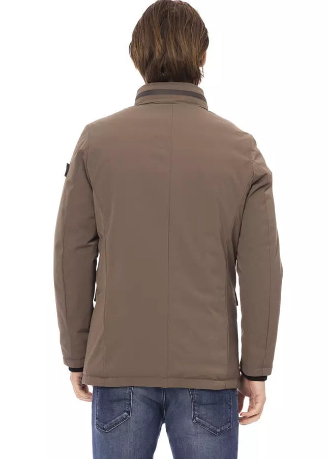 Baldinini Trend Brown Polyester Men Jacket