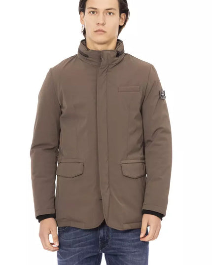 Baldinini Trend Brown Polyester Men Jacket