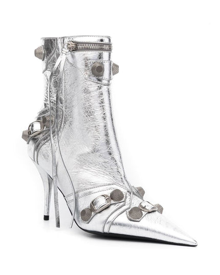 Balenciaga Boots Silver