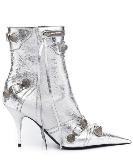 Balenciaga Boots Silver