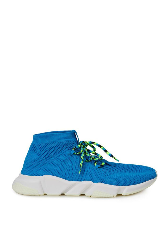 Balenciaga Exquisite Blue Cotton Sneakers for Men