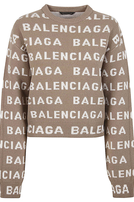 Balenciaga Sweaters Beige