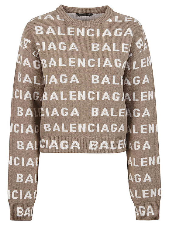 Balenciaga Sweaters Beige