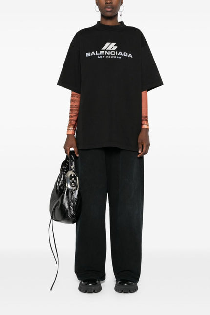 Balenciaga T-shirts and Polos Black