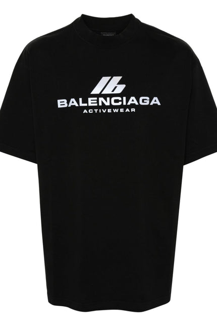 Balenciaga T-shirts and Polos Black