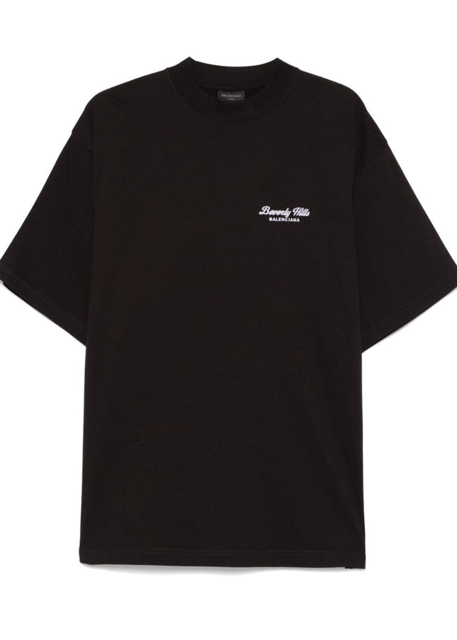 Balenciaga T-shirts and Polos Black