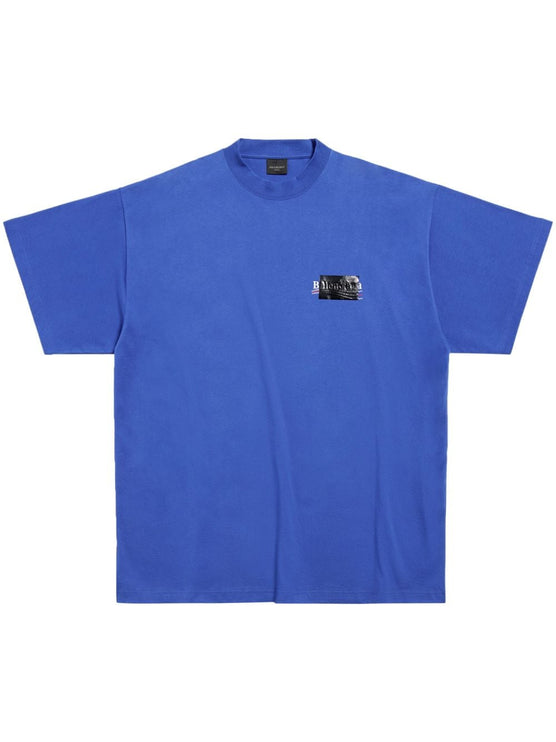 Balenciaga T-Shirts And Polos Blue