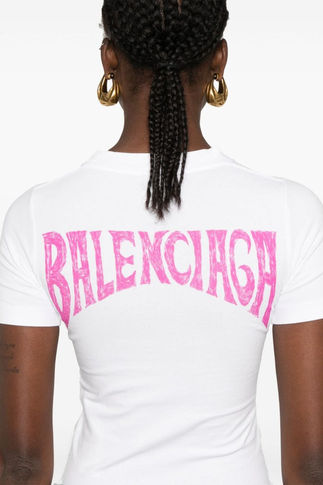 Balenciaga T-shirts and Polos White