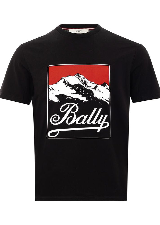 Bally Black Cotton T-Shirt