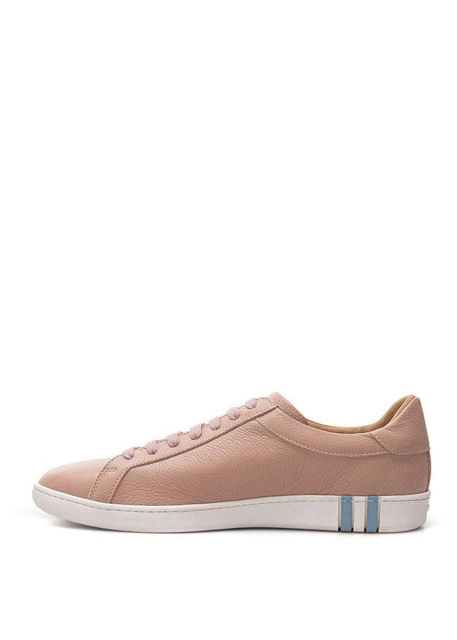 Bally Elegant Pink Leather Sneakers