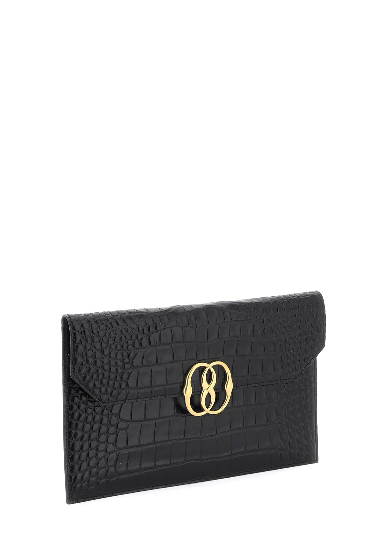 Bally emblem clutch-women > bags > general > clutches-Bally-os-Black-Urbanheer