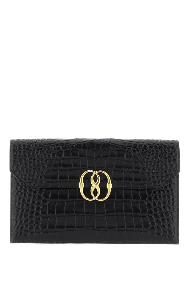 Bally emblem clutch-women > bags > general > clutches-Bally-os-Black-Urbanheer