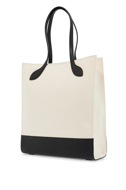 Bally bar keep on tote bag - White