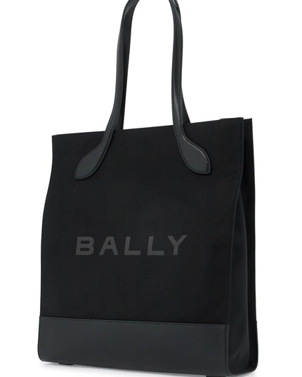 Bally n/s nylon and leather tote bag