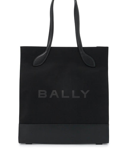 Bally n/s nylon and leather tote bag