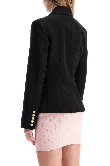 Balmain 6-button crepe jacket for women