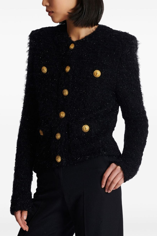 Balmain Jackets Black