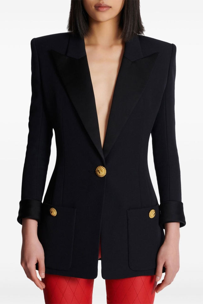 Balmain Jackets Black